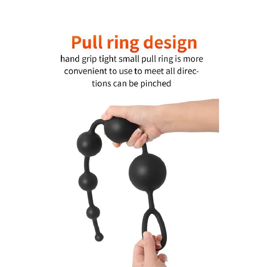 56cm Anal Beads Orgasm Vagina Plug Play Pull Ring Ball Anal Stimulator Butt Beads Plug Sex Toys For Adult Men Women Gay Anus Toy