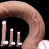 Spuer Größere Realistische Dildos Silikonschicht Penis mit Saugfuß Erwachsene Sexy Spielzeuge für Frau Mann Vagina Analmassage Stimulator