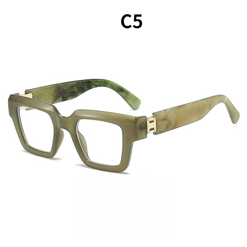 Women s eyewear, men s and women s fashionable wide-rimmed oversized square glasses