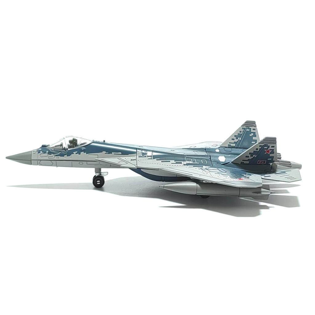 SU-57S Fighter 1/72 Plastic Scale Model Scale Model Home Placement, Collection and Decoration Creative Gift Christmas Present