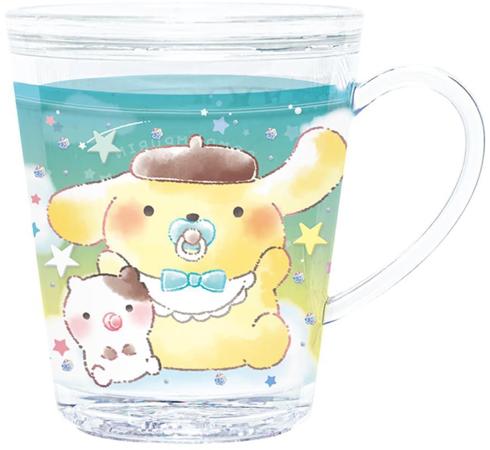 Crux Sanrio Pompompurin Characters Glitter Cup 124464