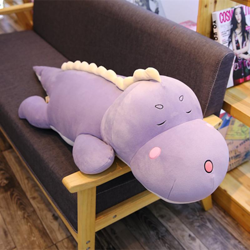 Langes, niedliches Dinosaurier-Stofftier, weicher Cartoon-Tier-Stofftier-Puppe, Freund-Kissen, Geburtstagsgeschenk für Kinder, Mädchen