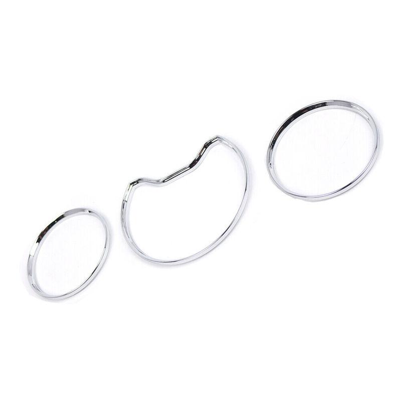For Mercedes Benz W210 E W208 CLK W202 C 1995-2001 Chrome Speedometer Gauge Dial Rings Car Circle Styling Cover Car Accessories
