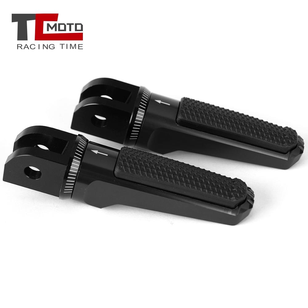 Přední stupačky Pedály Opěrka na nohy pro Triumph BONNEVILLE T100 T120 Bobber Daytona 675 Speed ​​Speed ​​Triple Thruxton 1200 Tiger