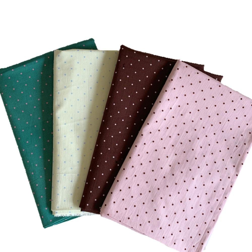 140x50cm Bavlna 60s Malé puntíky Klasická látka s potiskem polka dot pro dětské, dámské oblečení, domácí oblečení, tašky Šicí látka