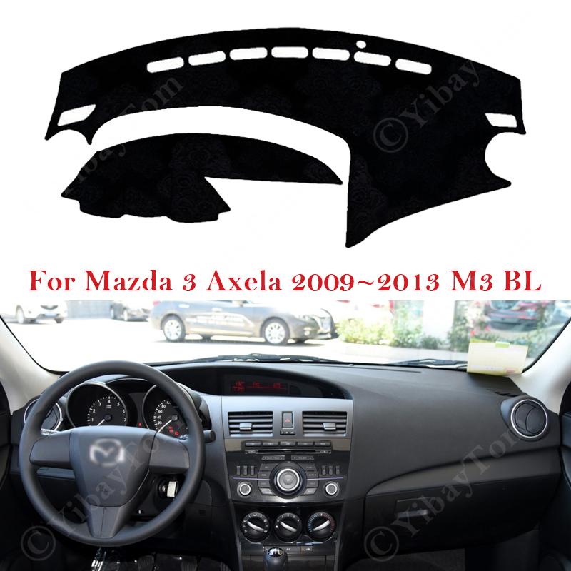 Car Dashboard Cover Dash Protect Mat Pad For Mazda 3 Axela 2009 2010 2011 2012 2013 Sunshade Dashmat Carpet Rug Car Accessories