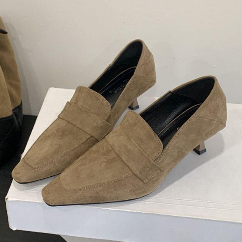 Fashion Eilyken Elegant Pointed Toe Women Pumps Fashion Thin Low Heels Shoes Street Style Party Prom Dress Zapatos De Mujer