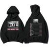 Korean Girls' Band Black and Pink Hoodies Long Sleeve Fashion Graphic Sweatshirts Autumn Warm Men Women Sudaderas Kpop Tops