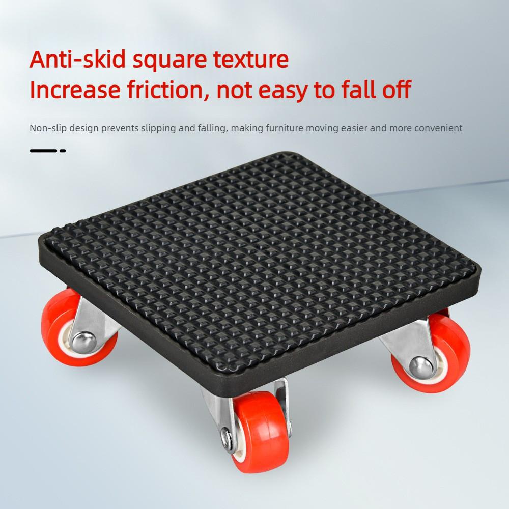 360° Universallräder Möbeltransporter Set Super Hohe Tragfähigkeit Mobiles Transportgerät Schrankhandling Universalwerkzeug