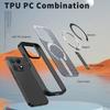 KEYSION Hollow Heat Dissipation Magnetic Case for MagSafe for Xiaomi 17 Cooling Hide Stand Shockproof Phone Cover for Xiaomi 17