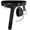 Medieval Leather Waistband Belt with Cord and Pouch