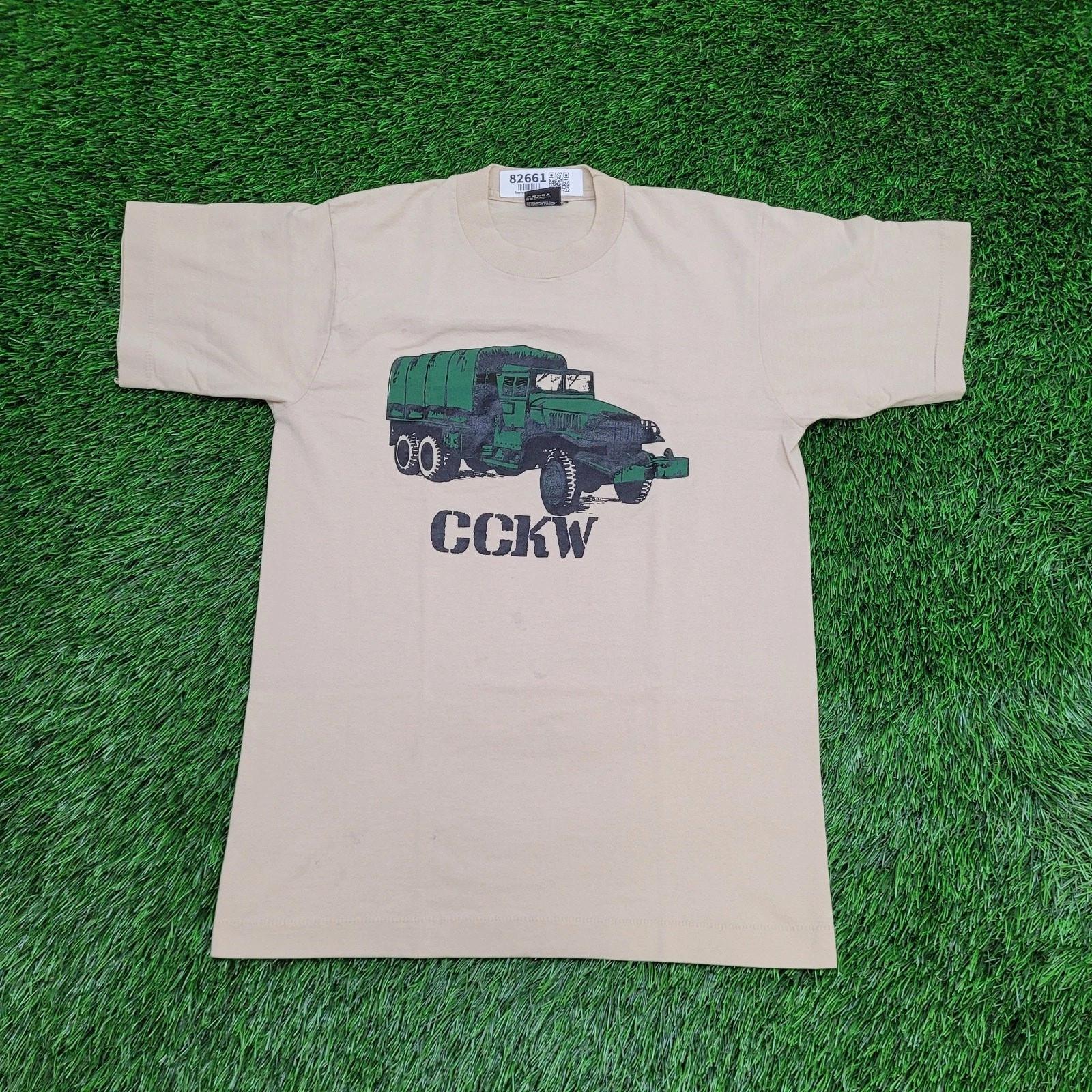 

Vintage 80s CCKW Cargo Truck Shirt Small 18x26 Military Army USA 2XL
