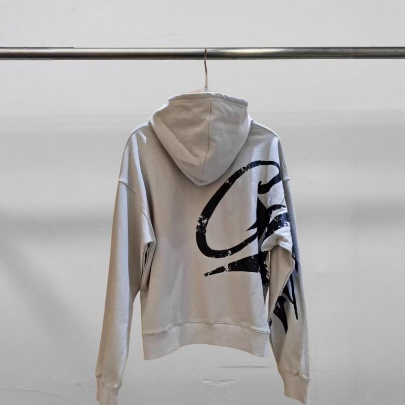Mens Oversized Hooded Sweatshirt Jogger Set Streetwear Hip Hop Print Cotton Blend Loose Fit Winter Outfit