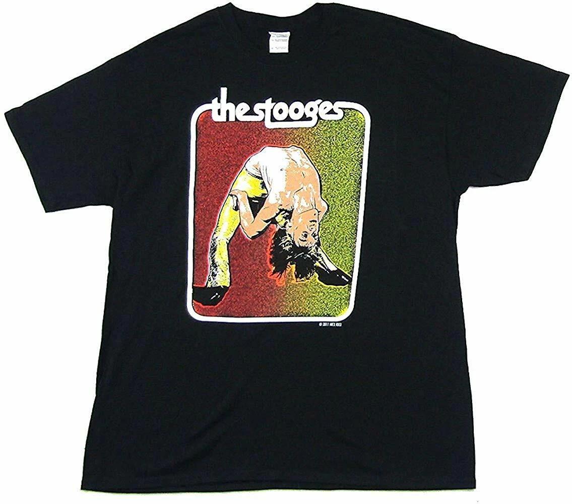 Authentic IGGY POP Back Bend Bootleg T-Shirt Black S M L XL 2XL NEW 3XL