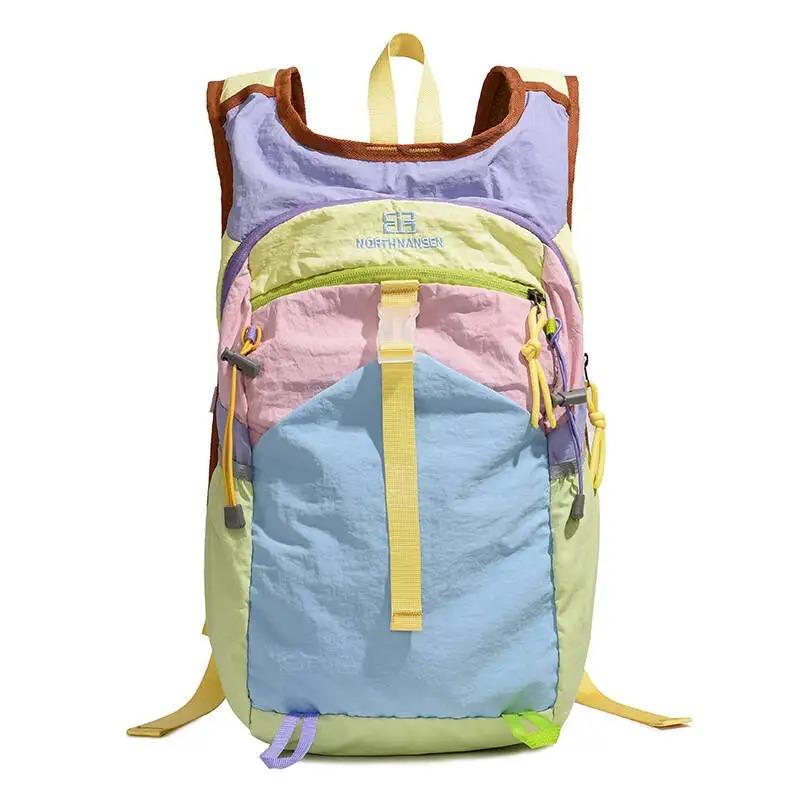 Bunte Freizeitrucksäcke für Männer und Frauen Multifunktionaler Rucksack Geeignet für Reisen Schule Arbeit Sport und Fitness Radfahren