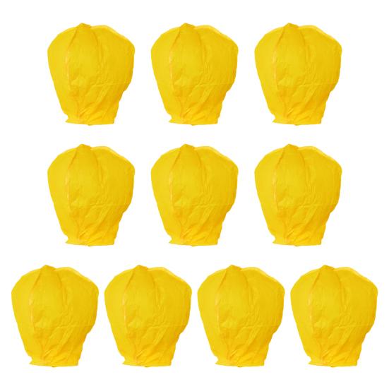 Yousheng 10 Pcs Paper Lanterns Large Chinese Lanterns To Write Messages Miniature Hot Air Balloons for Outdoor Events Celebrations