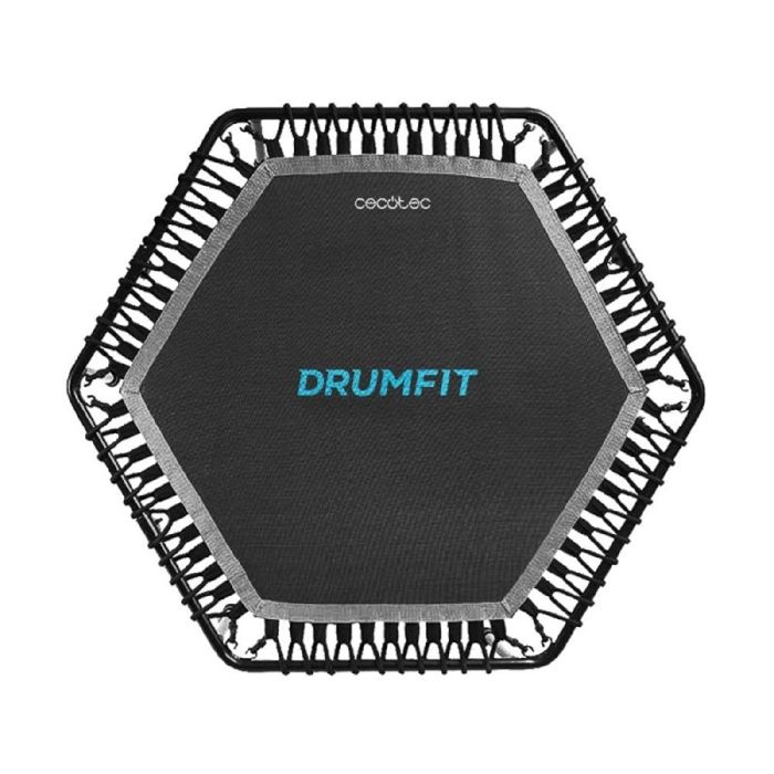 Trampoline Fitness - CECOTEC - Drumfit Jump 1270 - 127 Cm - 6 Adjustable Heights - Non-slip Handle