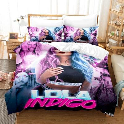 Lola Indigo Bedding Set Single Twin Full Queen King Size Bed Set Aldult Kid Bedroom Duvetcover Sets 3D Print Cool Hip Hop 2022