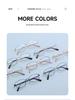 Minimalistische Golddrahtbrille im koreanischen Stil für Damen - High-End, myopiefreundlich, kleines Gestell für runde Gesichter