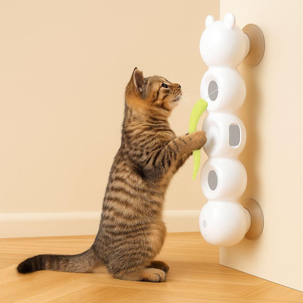 Scratch Resistant Interactive Cat Toy with Tail Teasing Cat Toy  Self Happy