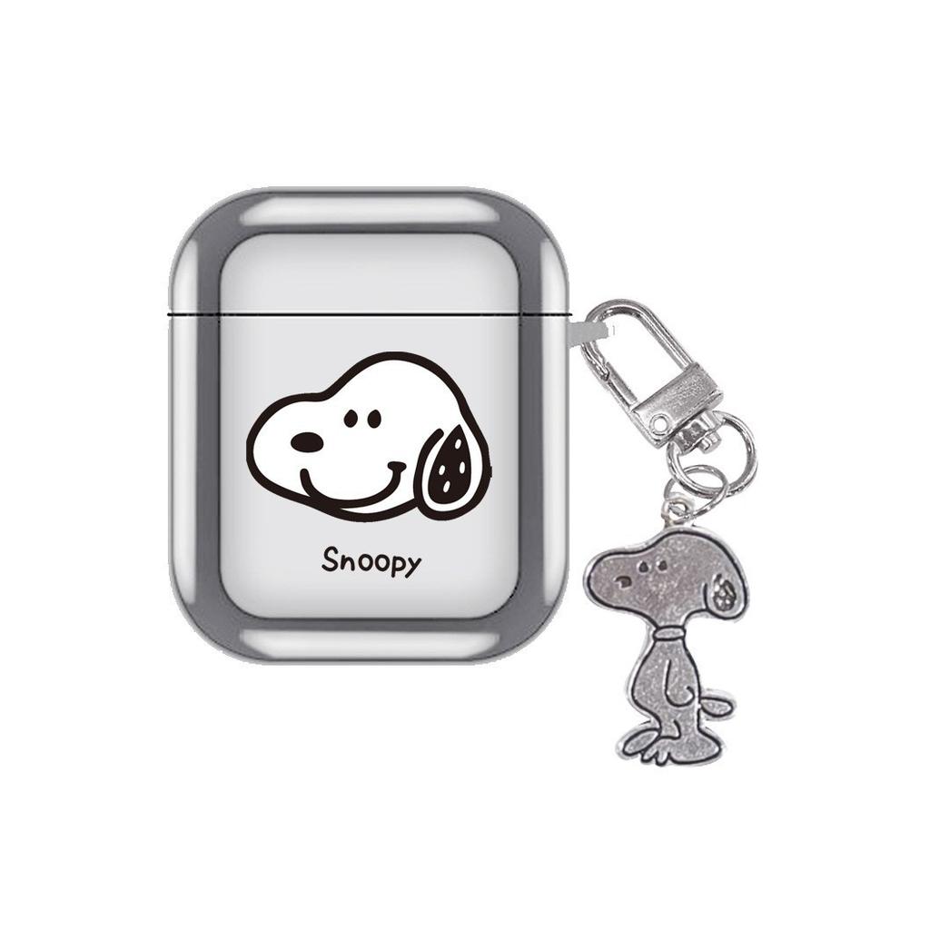 Cute Snoopy AriPods pro1 Apple Bluetooth headset case 1/1 generation cartoon Charlie protective case electroplating