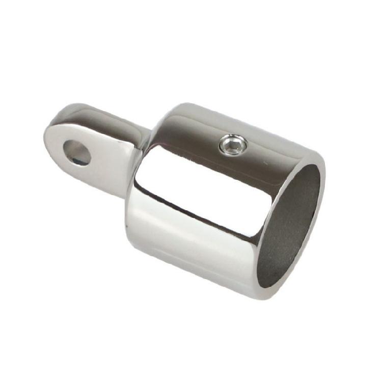 Marine Yacht Canopy Tube End Stainless Steel Pipe Eye End Cap Bimini Top Fitting