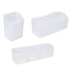 Plastic Kitchen Storage Basket with Detachable Hook Removable Bathroom Storage Box Desktop Cleaning Easy Installation