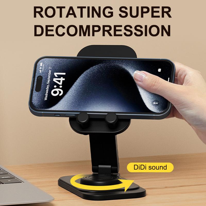 Foldable 360 Degree Rotation Desktop Mini Phone Holder Height Adjustable Cellphone Tablet Stand Bracket Support For Iphone
