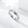 Men's Japanese & Korean Möbius Ring - Titanium Steel, Non-Fading, Trendy, for Couples