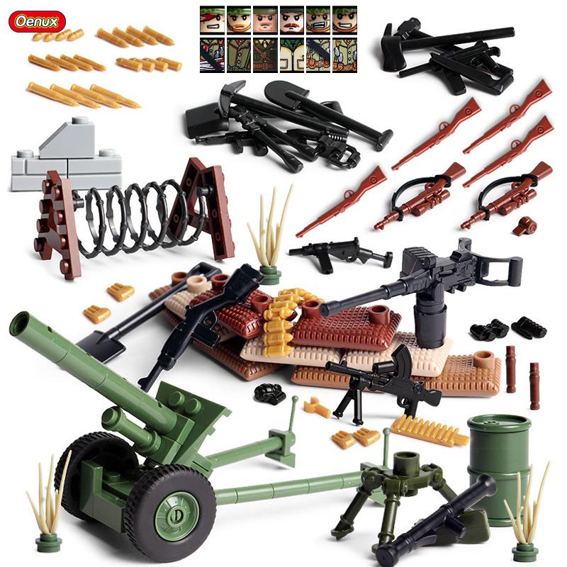 Nouvelles Mini Figurines de Soldats de l'Armée Russe Soviétique de la Seconde Guerre Mondiale Bloc de Construction Militaire Mini Le Bataille de Koursk Brique Bloc Militaire Jouet MOC