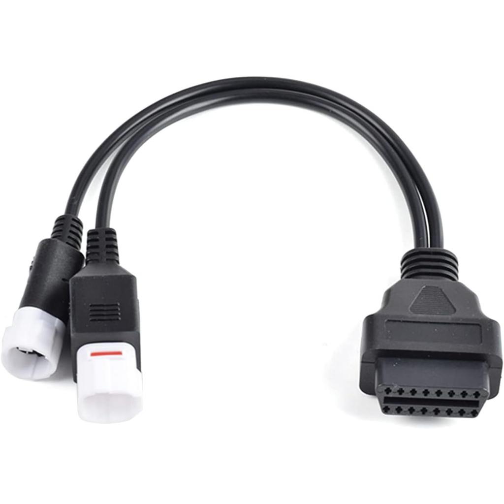 3 Pin + 4 Pin + 6 Pin Motorcycle OBD Diagnostic Cable 4 Pin Cable 3 Pin OBD2 6 Pin 3 In 1 Male Adapter Cable Motorcycle Diagnostic Cable