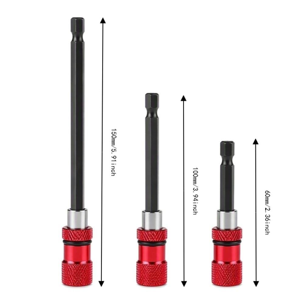 3pcs 1/4 Inch Hex Shank Screwdriver Extension Bit Hex Shank Bit Extender  Drywall Screws