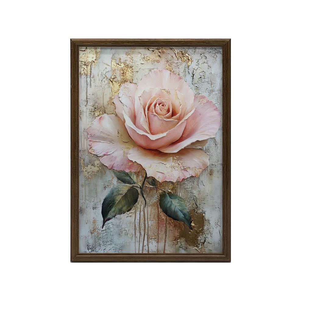 Różany Blask Różany Blask, 50X70 Cm, Bez Ramy, Płótno Premium Na Blejtramie