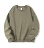 2025 Autumn/Winter Women's Casual Loose Round Neck Solid Sweatshirt - American Style Trendy Top