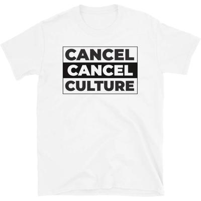 Voice Out Action Now Cancel Cancel Culture Unisex T-Shirt White