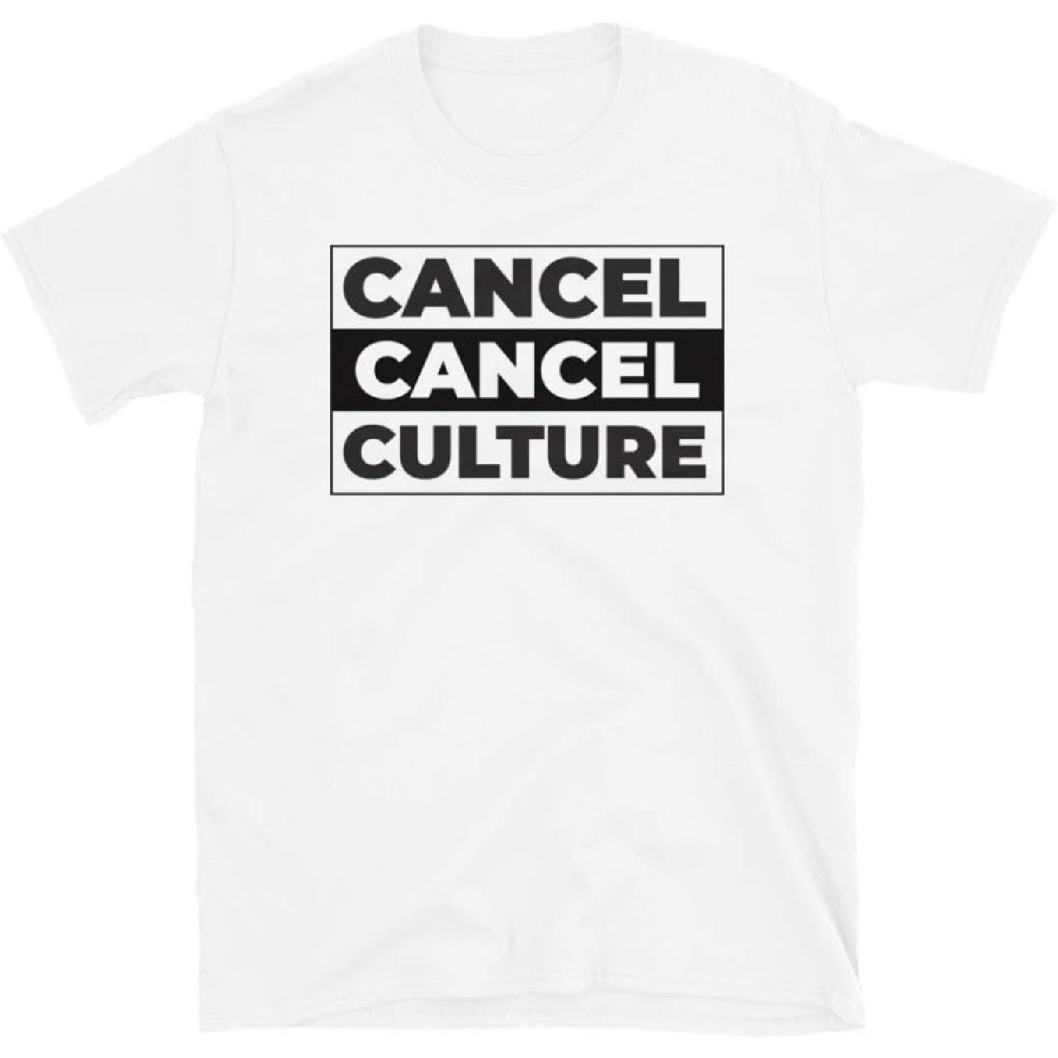 Voice Out Action Now Cancel Cancel Culture Unisex T-Shirt White S