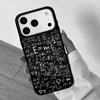 E=mc2 Formula Math Funny Science Mobile Phone Case for IPhone 17 AIR 16pro Max 15 14 13 12 11 Bumper Cover