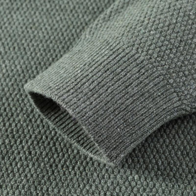 Men's Heavyweight 100% Merino Wool Crewneck Sweater