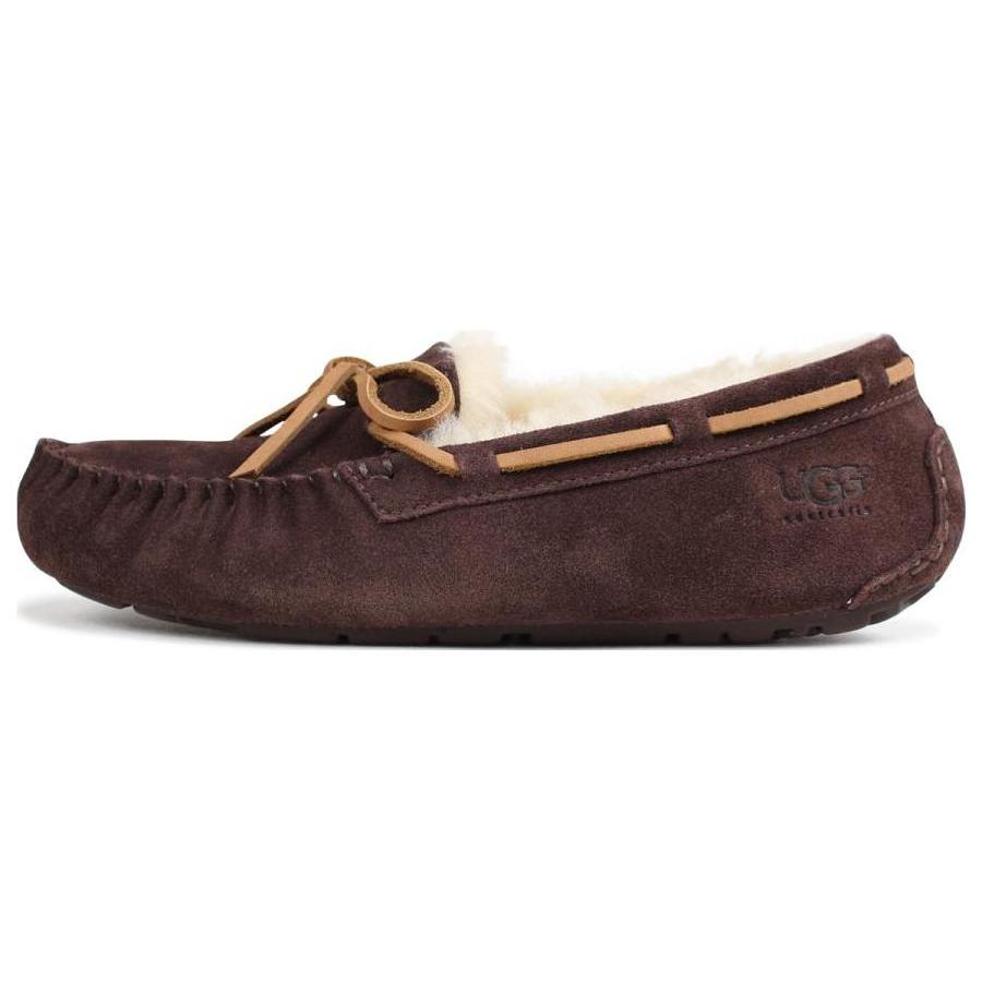 UGG Olsen Slipper Sheepskin Gommino Loafers Men's Maroon 1003390-ESPRE