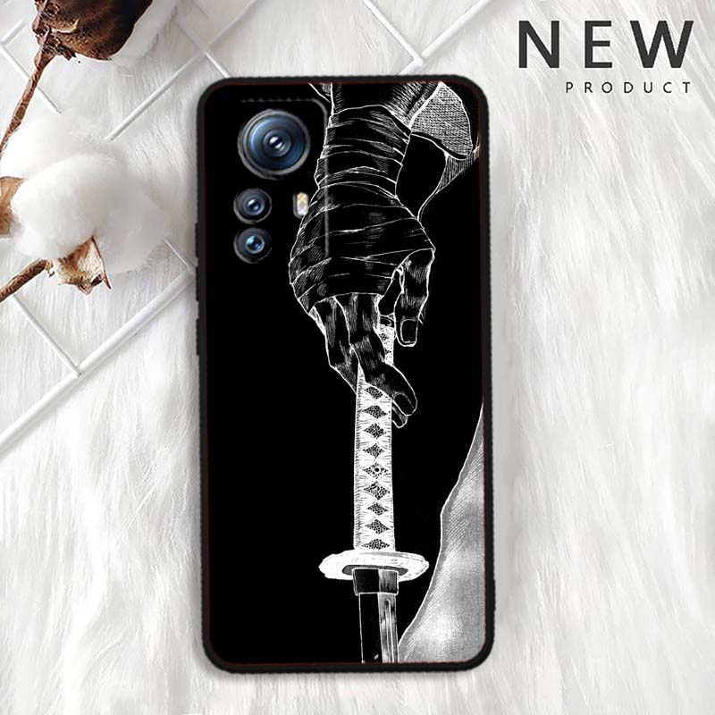 Ancient Style Swordsman For Xiaomi Mi 15 14 13 13T 12 12T 12S 11 11i 11T Pro Ultra Lite 5G Black Soft Phone Case