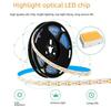 Waterproof USB LED Light Strip with Hand-Sweep Sensor and Adhesive, 5V Monochrome 2835
