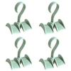 4Pcs Rotatable Closet Organizer Hangers Handbag Hanging Storage Holders Hooks