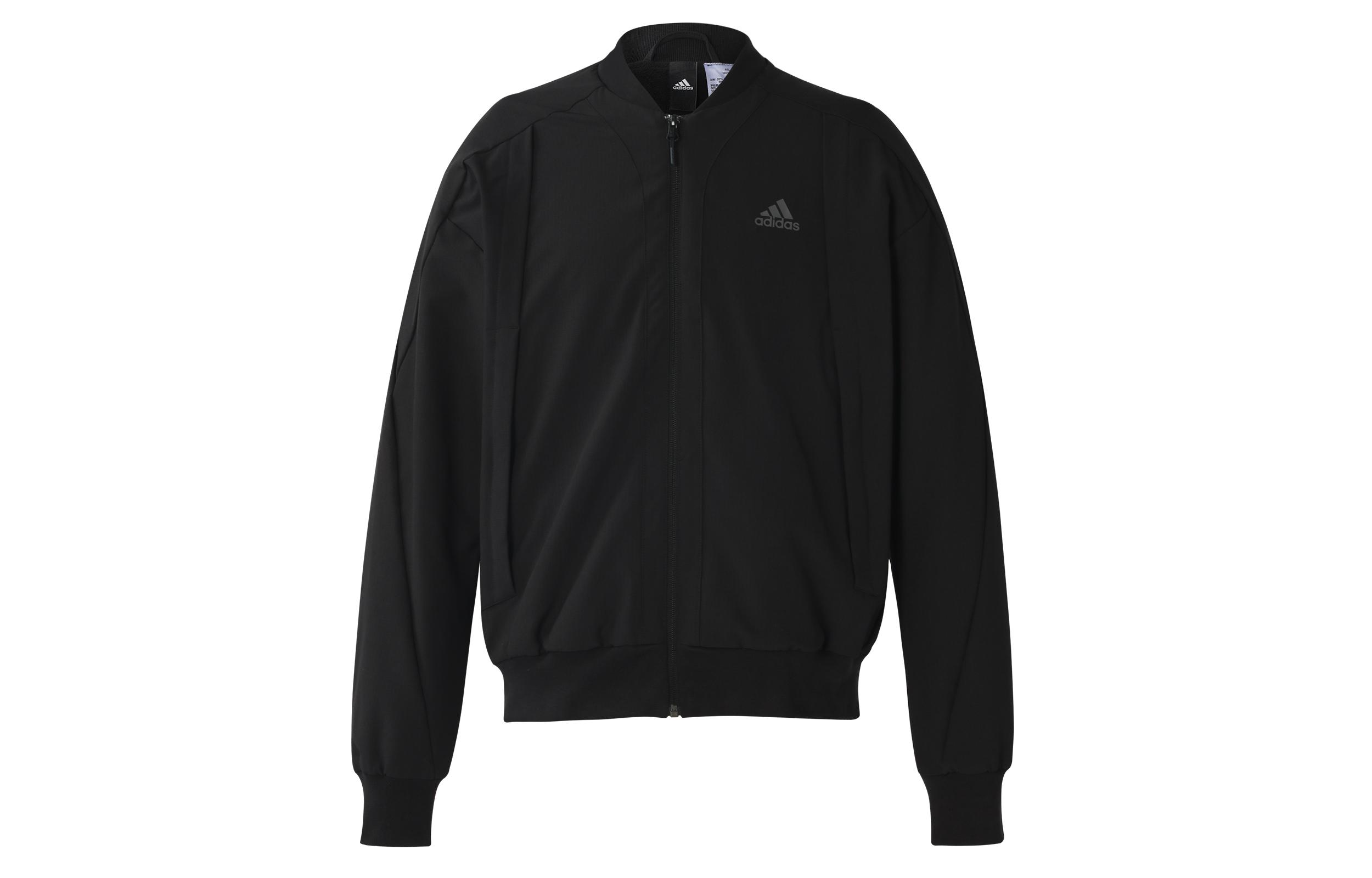 Adidas Jackets Men s Black Stand Collar Moderate Other H38398 S