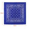 12Pcs Chic Unisex Floral Print Cycling Sport Square Bandana Head Scarf Headdress