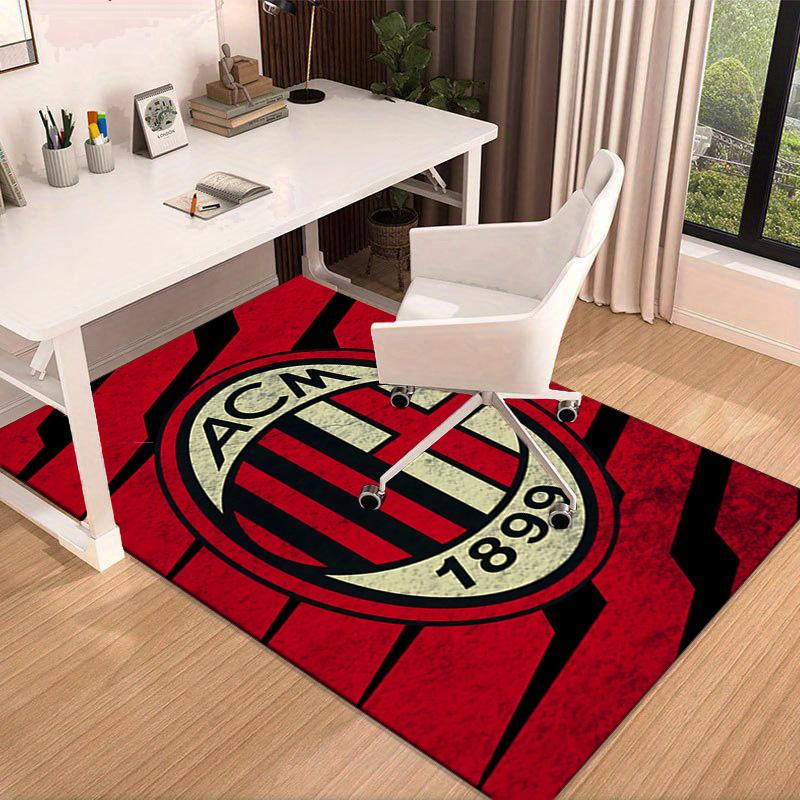 Milan Football club Printed Area Rug for Office, Chair Rug, Decorative Carpet Floor Mat, Large Size Fan gifts Christmas gifts