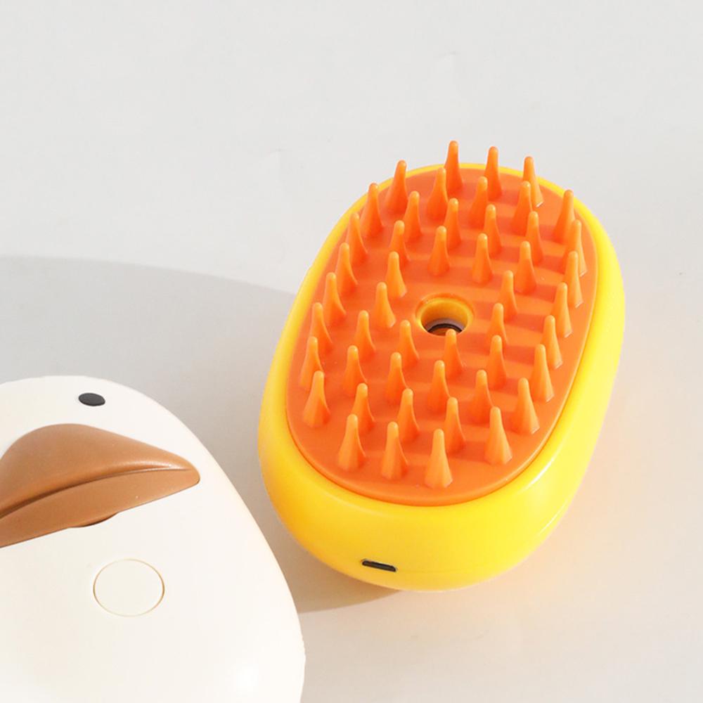 Rechargeable Cat Silicone Steam Brush for Removing Tangled And Loosse Hair