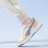 Puma Solid Color Loose Fit Cuffed Casual Knit Sports Pants Women Bottoms White 680150-87