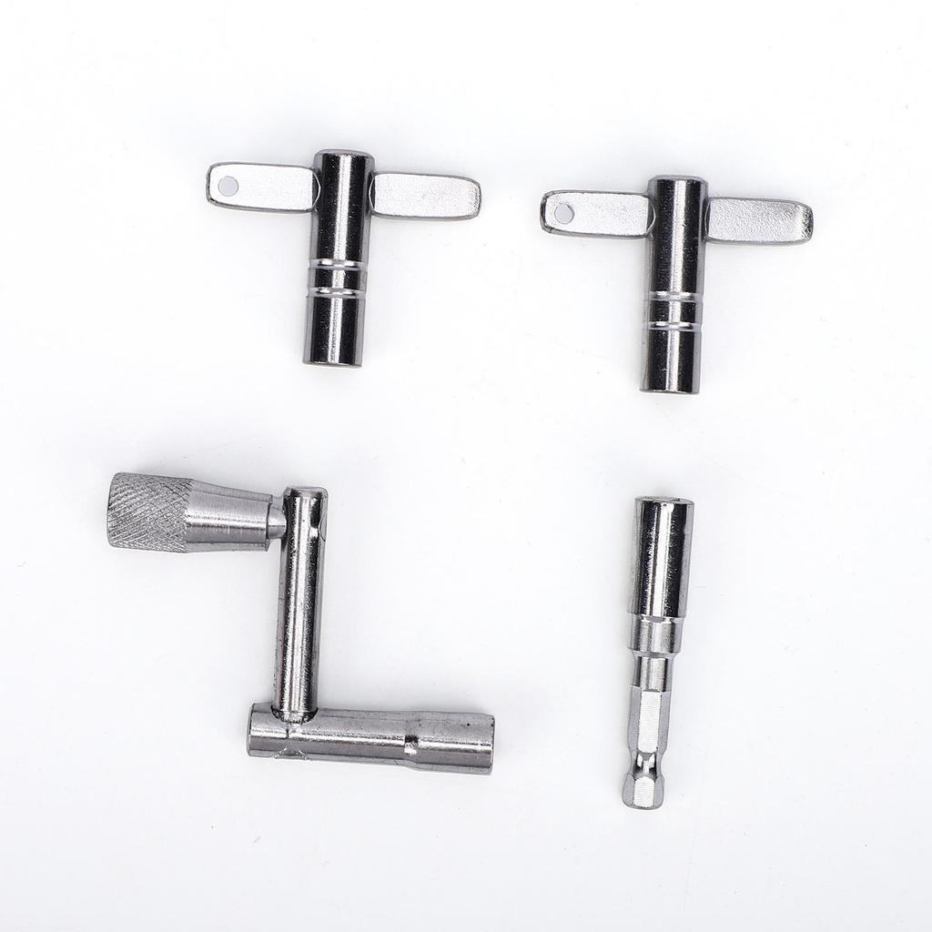 Drum Key Set 4Pcs Metal Tuning Tool Wrench Portable for Acoustic and Electronic Drums
