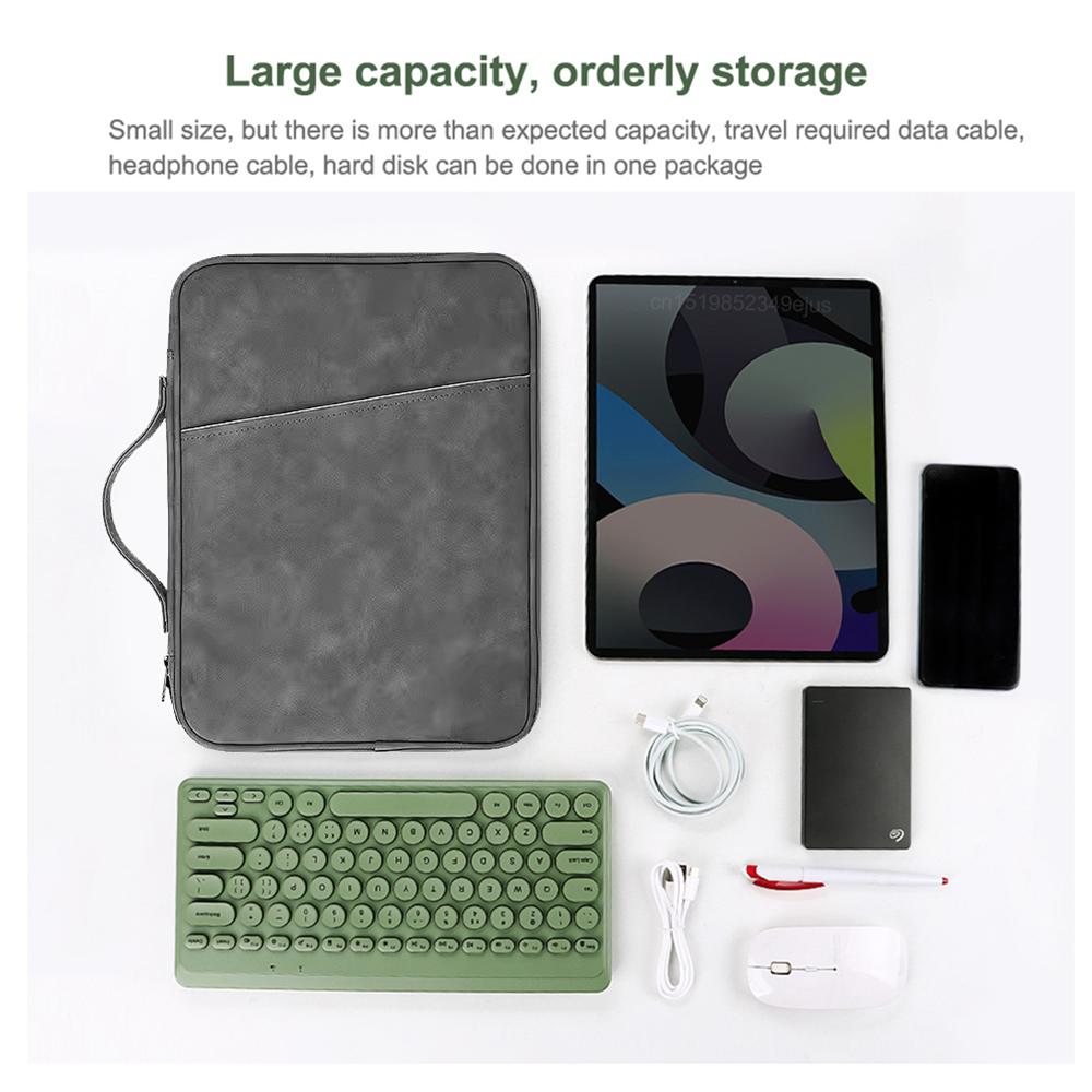 Waterproof Shockproof Handle Bag Laptop Sleeve Case for Macbook Air 11 12 13 13.6 Inch M4 M3 M2 Chip Mac Book Pro Notebook Cover