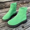 Fashion Spring and Autumn New Sock Boots Women's Plus Size Slip-on Stretch Boots Casual Outside Wear
